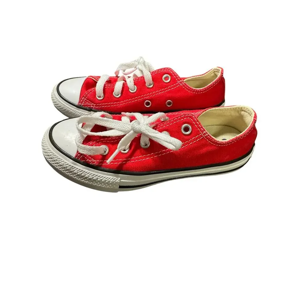 Converse Red Youth Tennis Shoe Size 13